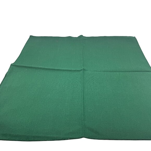 Dark Green Cloth Napkins Set Of 4 Cotton 18.5"x18.5" Square Christmas Holiday - Picture 7 of 7